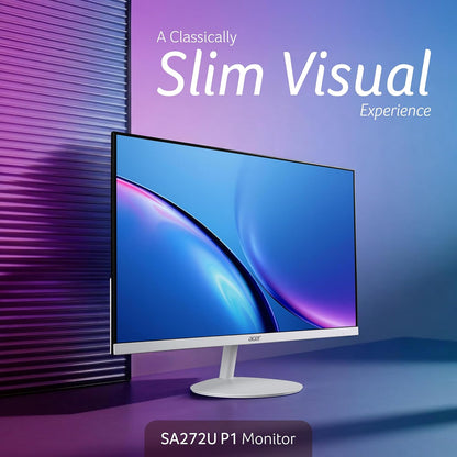 Acer SA272U P1 27 Inch WQHD 2560x1440 IPS Monitor