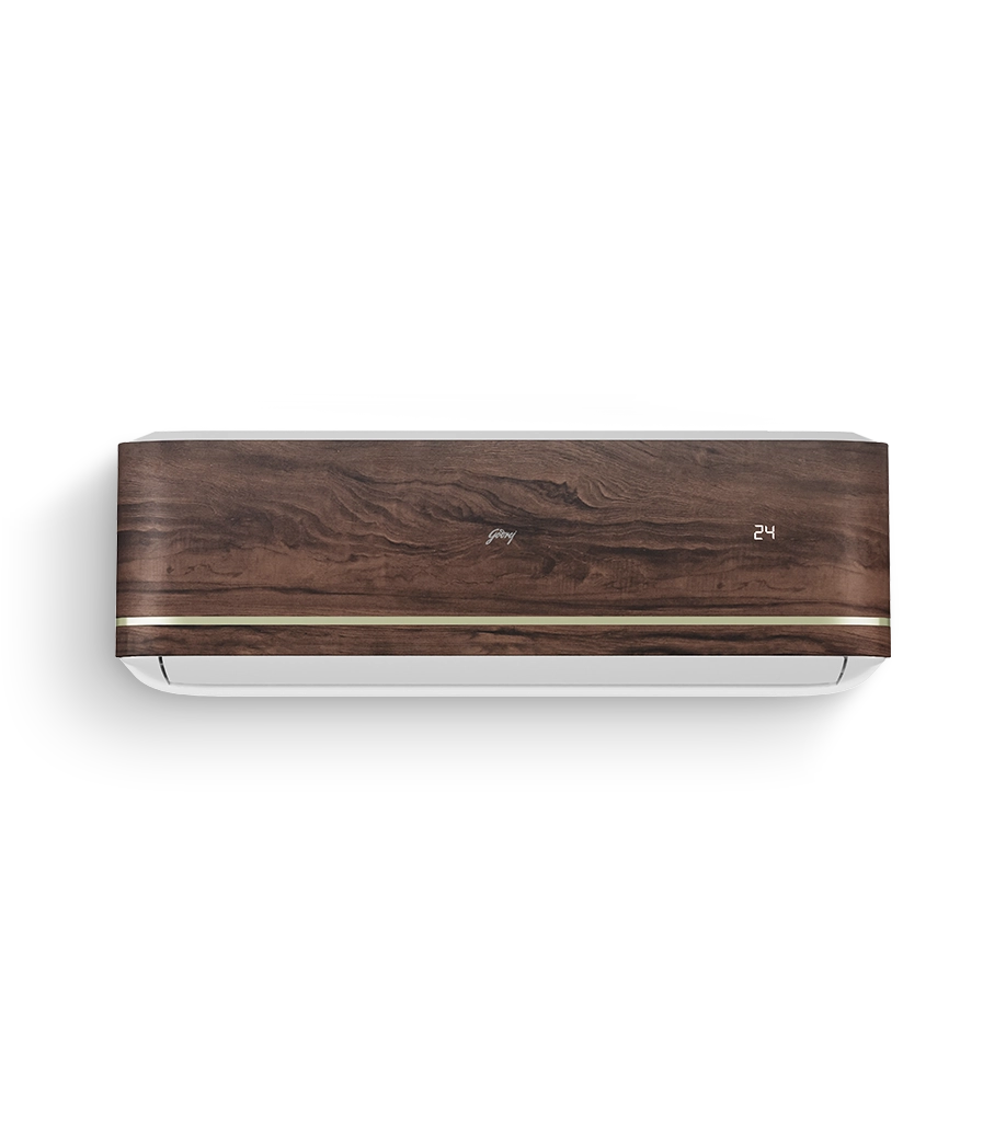Godrej Vogue Wood SIC 18VTC5 GZP MG IOT Convertible 1.5 Ton 5 Star Inverter Split Smart AC with App Control