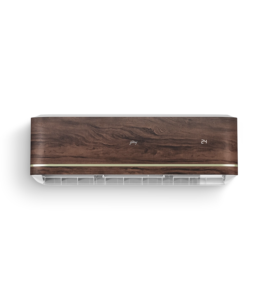 Godrej Vogue Wood SIC 18VTC5 GZP MG IOT Convertible 1.5 Ton 5 Star Inverter Split Smart AC with App Control