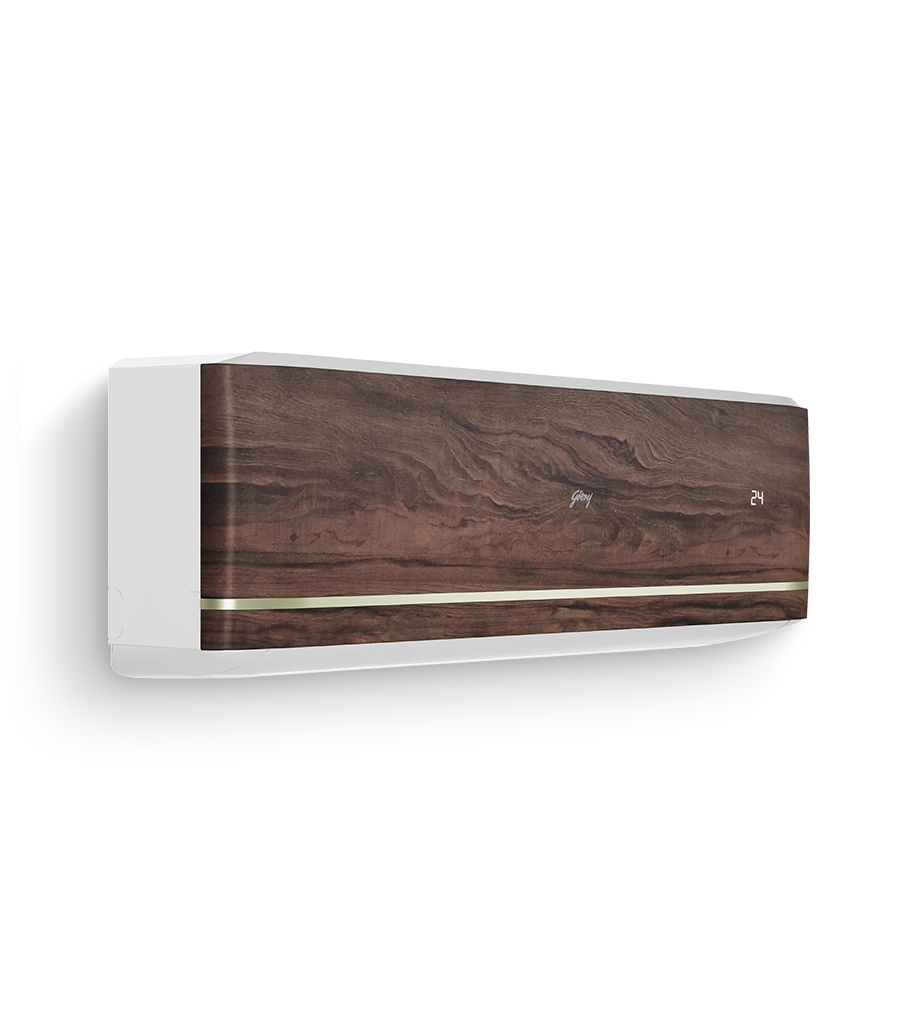 Godrej Vogue Wood SIC 18VTC5 GZP MG IOT Convertible 1.5 Ton 5 Star Inverter Split Smart AC with App Control