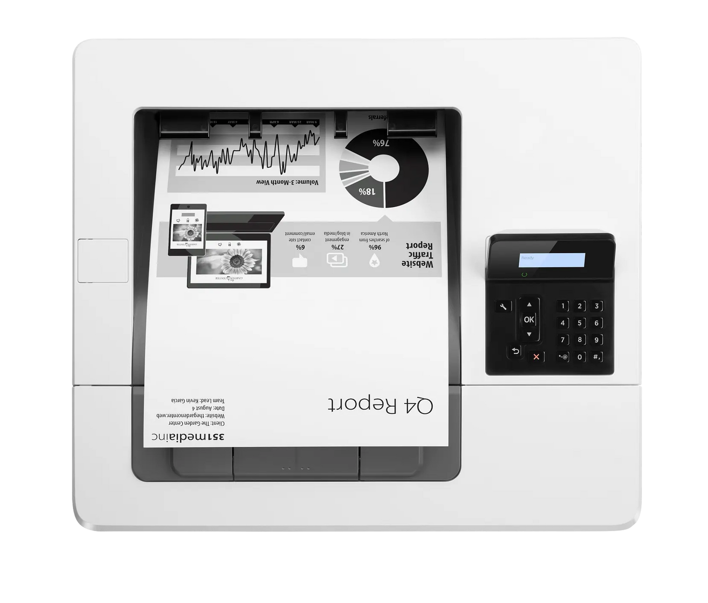 HP LaserJet Pro M501dn Printer