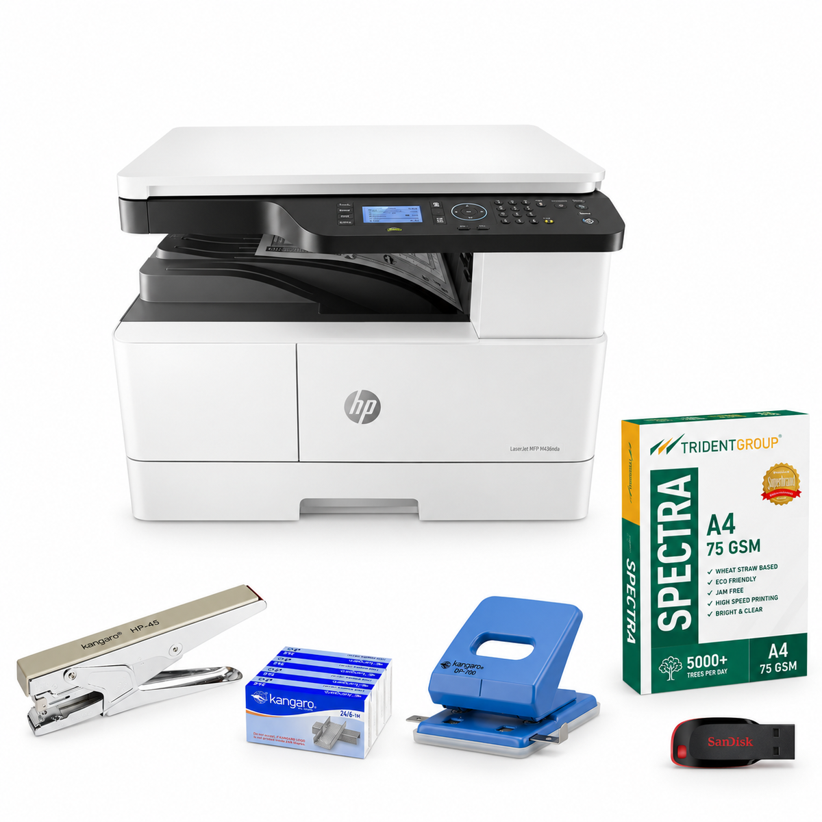 HP LaserJet MFP M438dn Printer Combo
