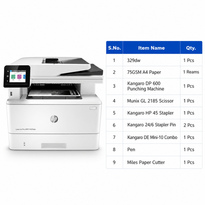 HP Laser 329dw Printer Combo