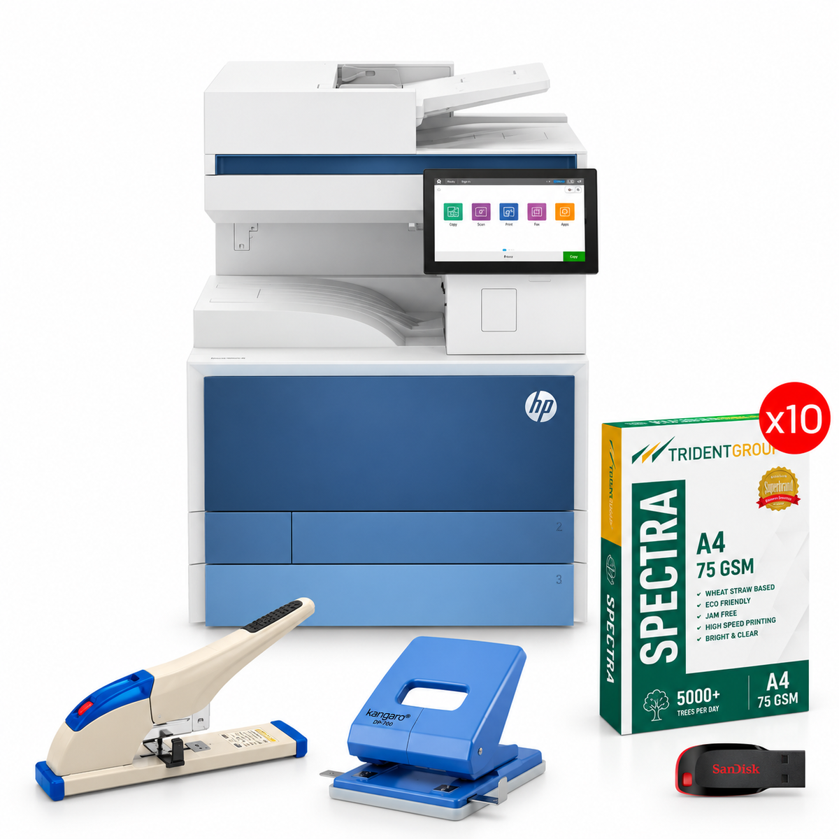 HP LaserJet Managed MFP E73135dn Printer Combo