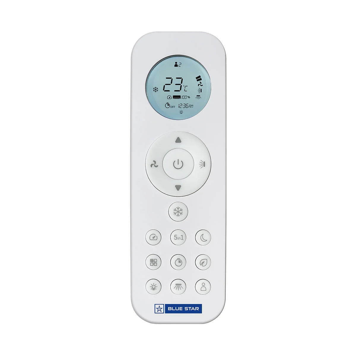 Blue Star 1 Ton 5 Star White Split Inverter AC, IC512QNURAV
