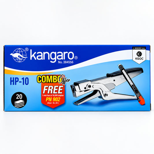 Kangaro HP-10 Stapler with PN902 Cutter Knife Combo