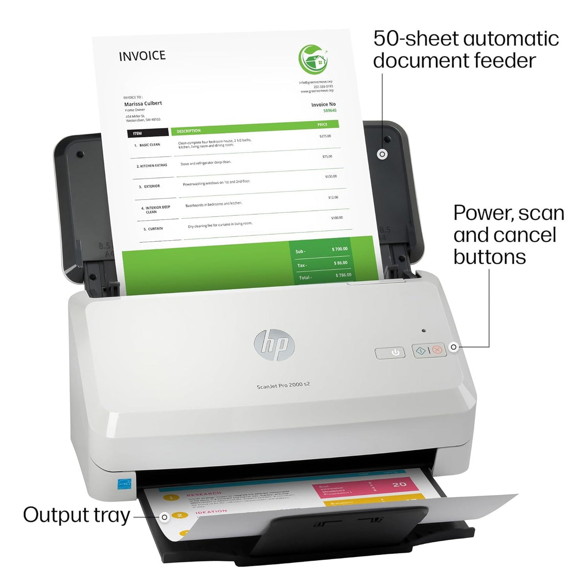HP ScanJet Pro 2000 s2 Sheet-feed Scanner