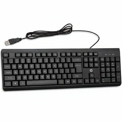 HP K125 Wired Keyboard – USB, Standard Layout, Plug & Play