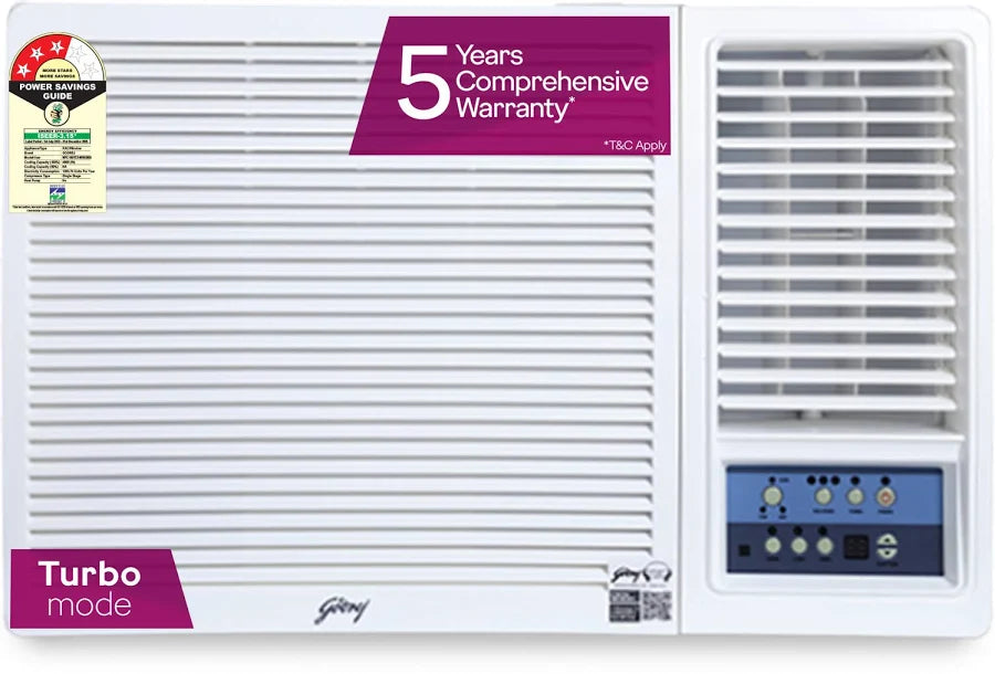 Godrej 1.5 Ton 5 Star Inverter Window AC