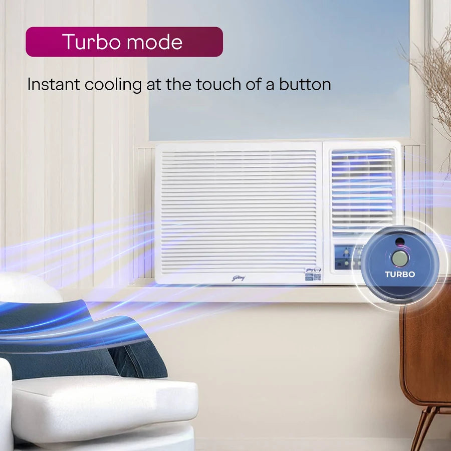 Godrej 1.5 Ton 5 Star Inverter Window AC