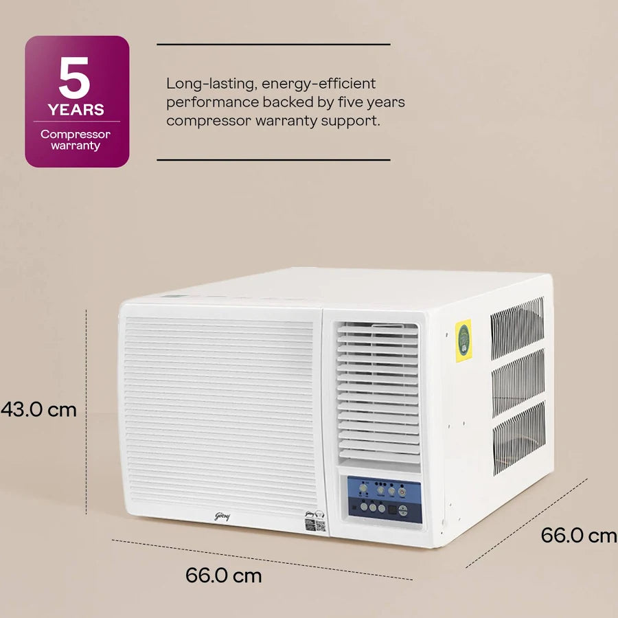 Godrej 1.5 Ton 5 Star Inverter Window AC